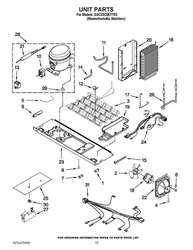 Diagram for GSC25C5EYY03