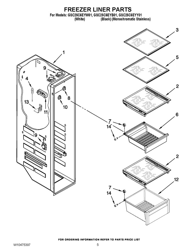 Diagram for GSC25C6EYY01