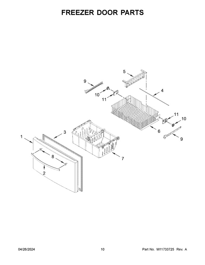 Diagram for WRF555SDHV11
