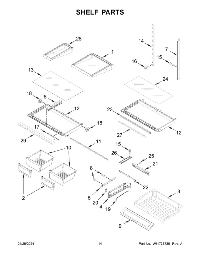Diagram for WRF555SDHV11