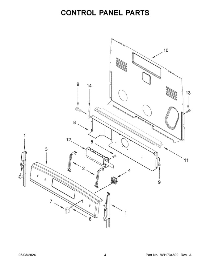 Diagram for YACR4503SFW9