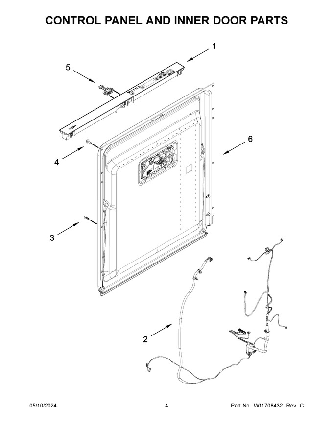 Diagram for WDT550SAPB0