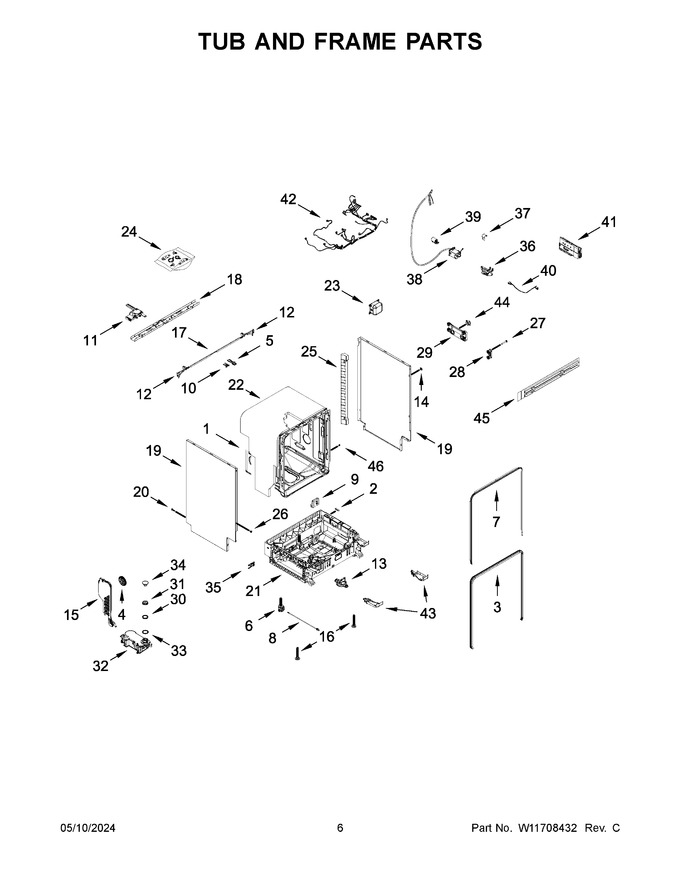 Diagram for WDT550SAPW0