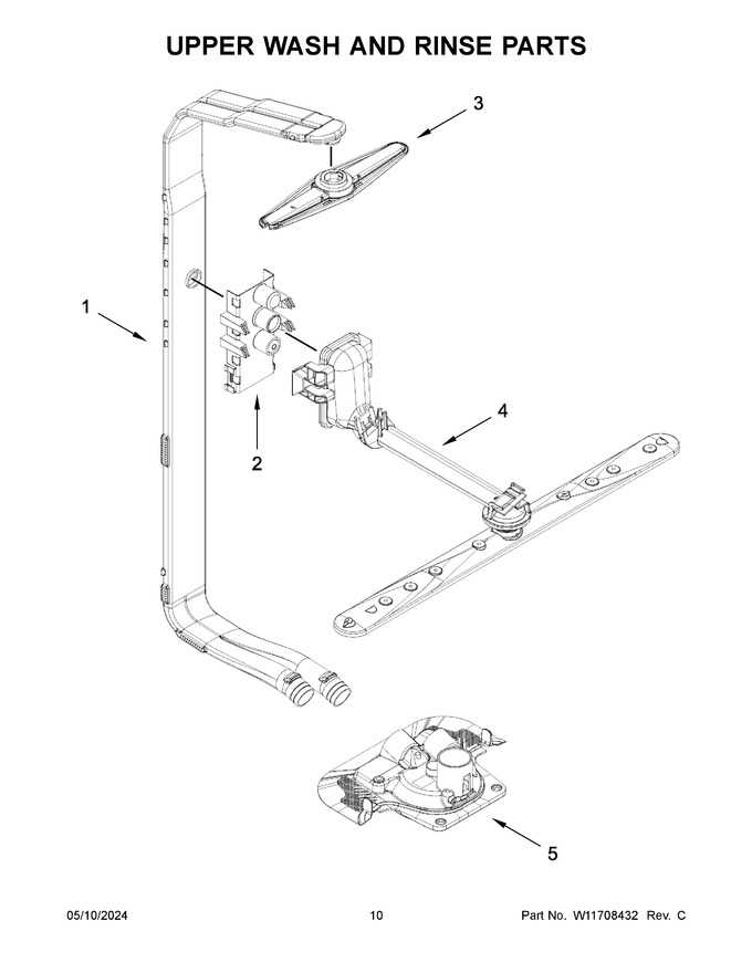 Diagram for WDT550SAPB0