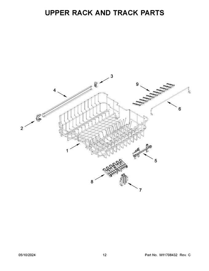 Diagram for WDT550SAPB0