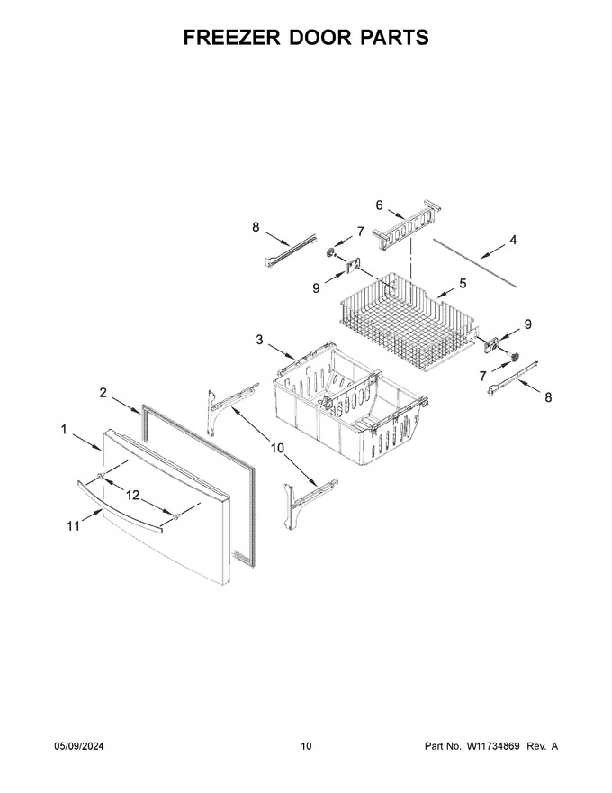 Diagram for WRX735SDHV10