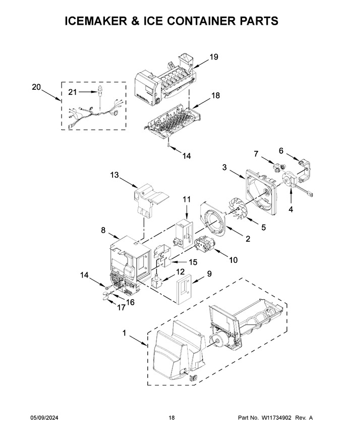 Diagram for WRX735SDHW10