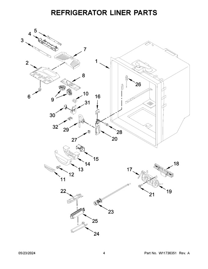 Diagram for WRF540CWHB10