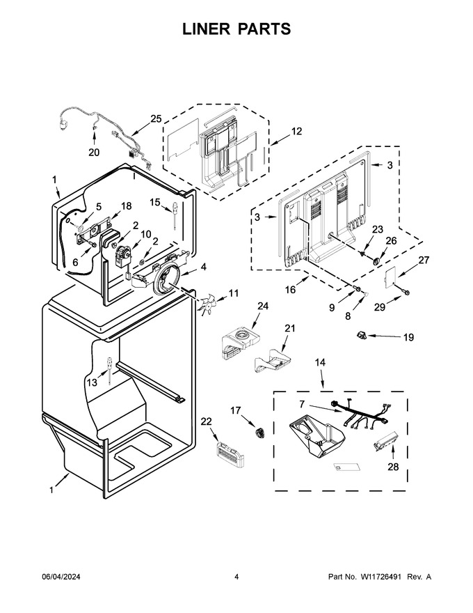 Diagram for WRT148FZDM07