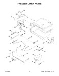 Diagram for 04 - Freezer Liner Parts