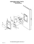 Diagram for 08 - Dispenser Front Parts