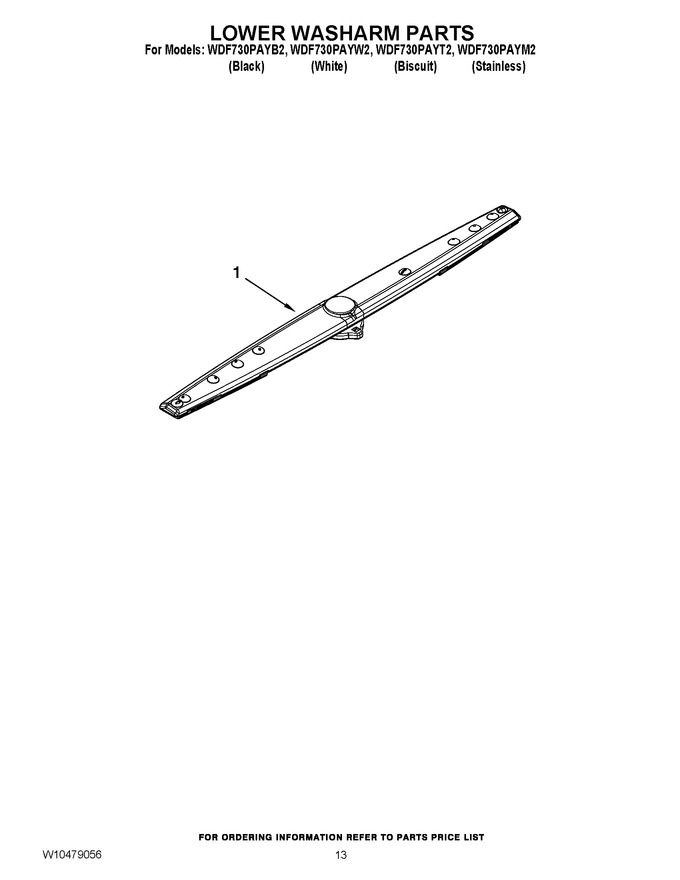 Diagram for WDF730PAYW2