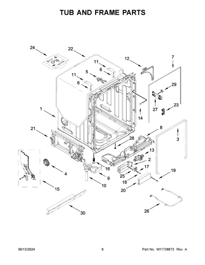 Diagram for WDPS7024RZ0