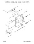 Diagram for 03 - Control Panel And Inner Door Parts
