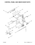 Diagram for 03 - Control Panel And Inner Door Parts