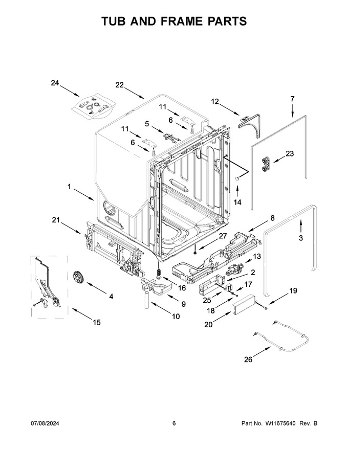 Diagram for WDT740SALW1