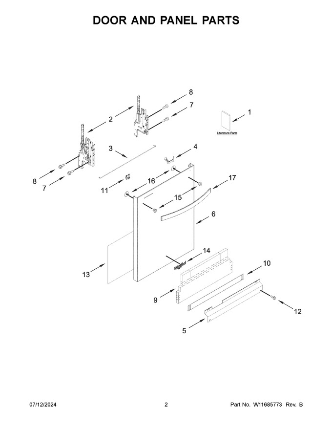 Diagram for WDT740SALB2