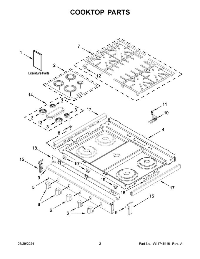 Diagram for MFGS6030RW0
