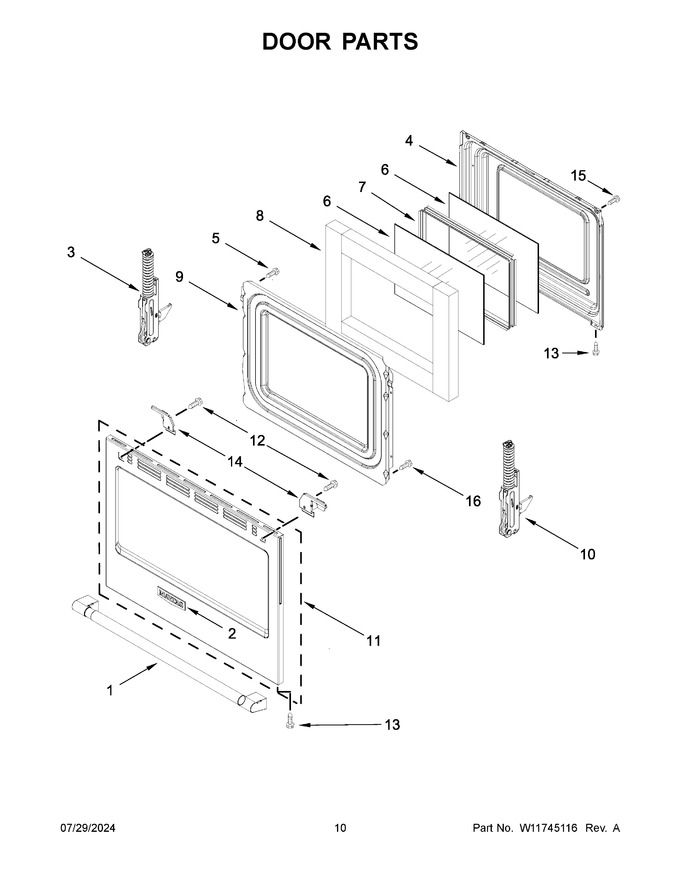 Diagram for MFGS6030RW0