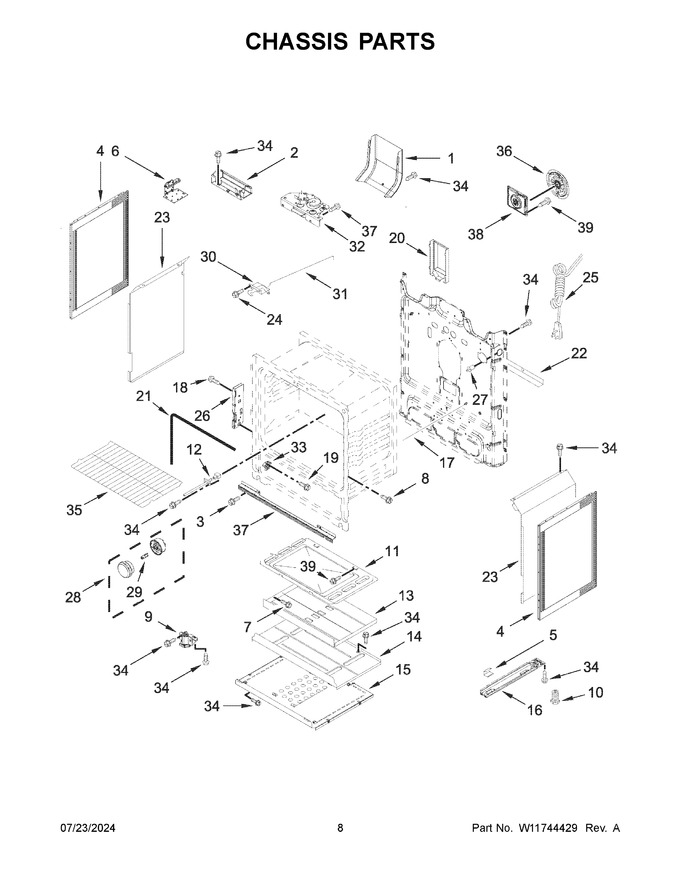 Diagram for WFGS5030RW0