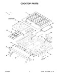 Diagram for 02 - Cooktop Parts