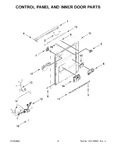 Diagram for 03 - Control Panel And Inner Door Parts