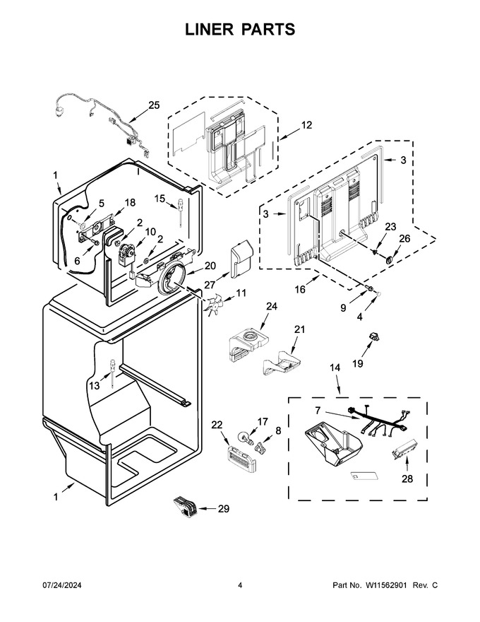 Diagram for WRT318FZDW07