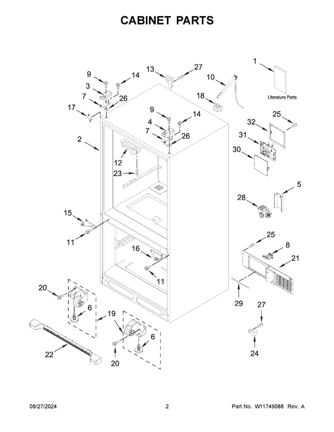 Diagram for WRFF3236RW00