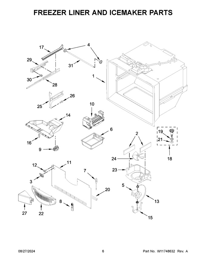 Diagram for WRFF3036RZ00
