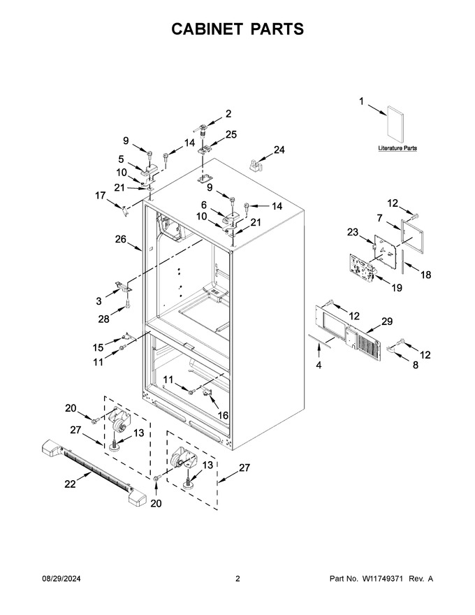 Diagram for WRFF3436RV00