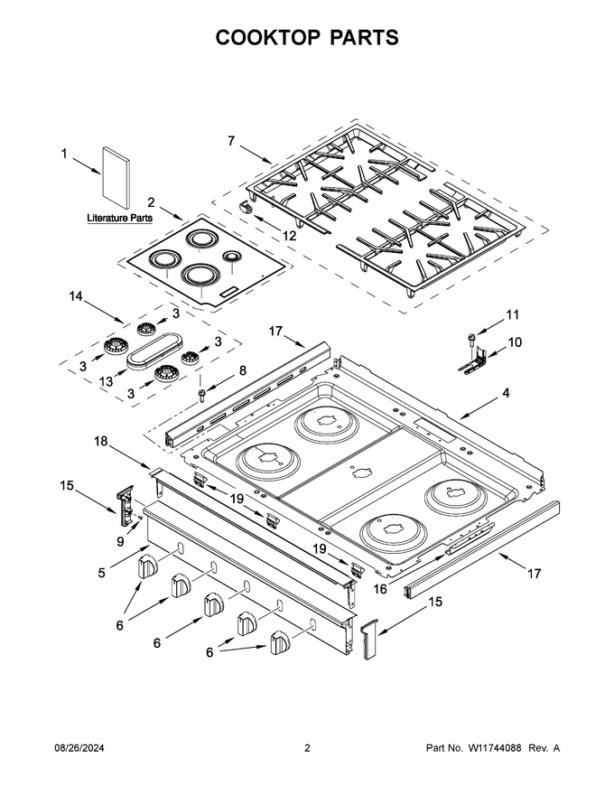 Diagram for MFGS4030RW0