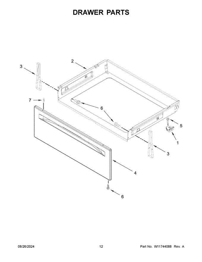 Diagram for MFGS4030RW0
