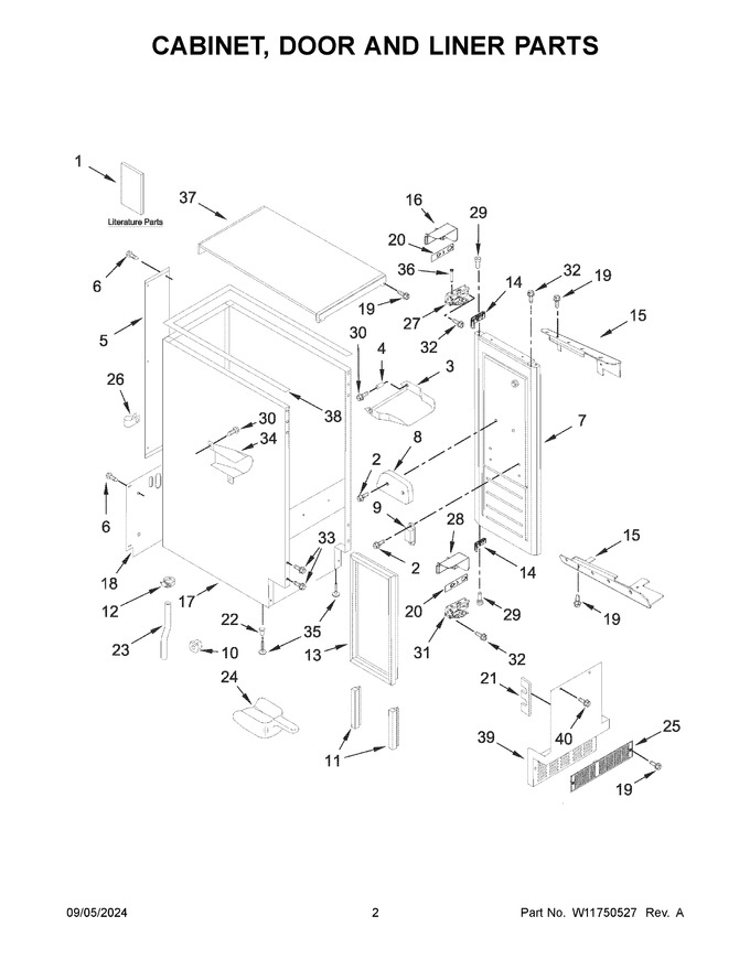 Diagram for KUIX535HPA02