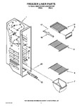 Diagram for 04 - Freezer Liner Parts