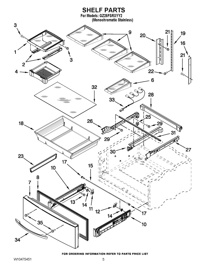 Diagram for GZ25FSRXYY2