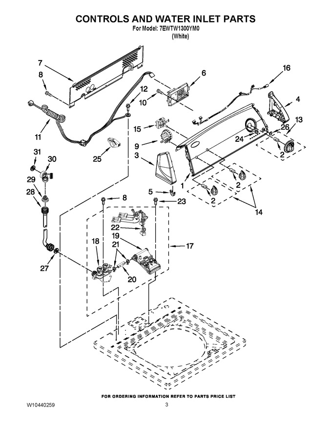 Diagram for 7EWTW1300YM0
