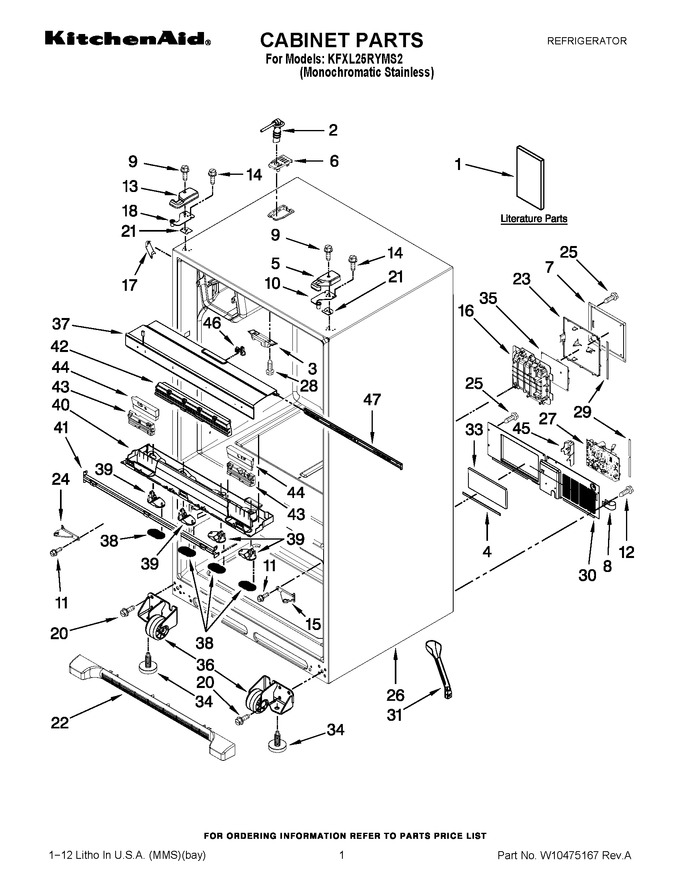 Diagram for KFXL25RYMS2