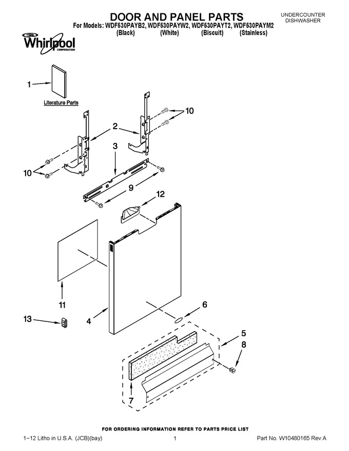 Diagram for WDF530PAYW2
