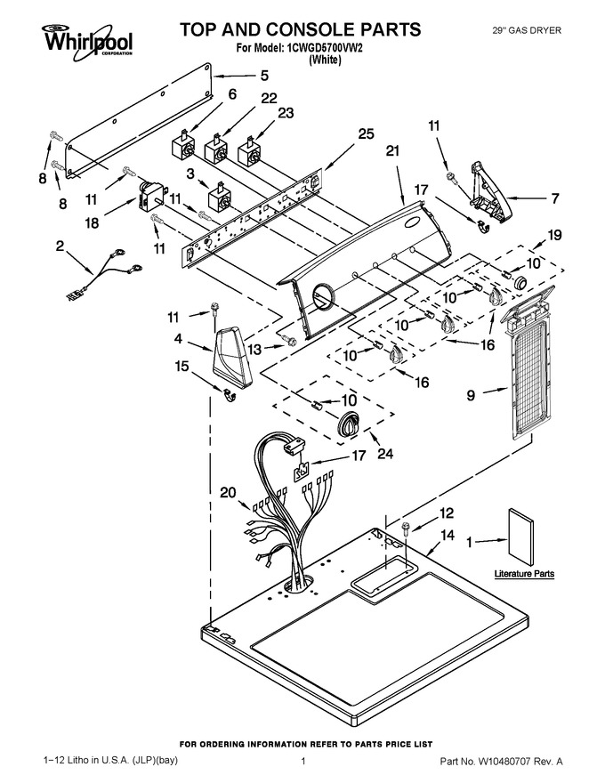 Diagram for 1CWGD5700VW2