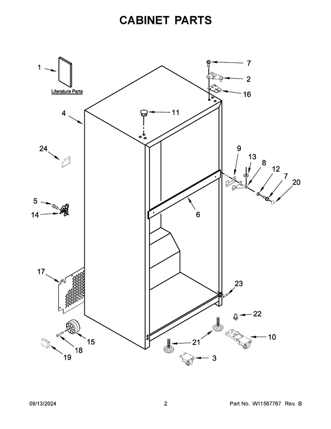 Diagram for ART318FFDW08