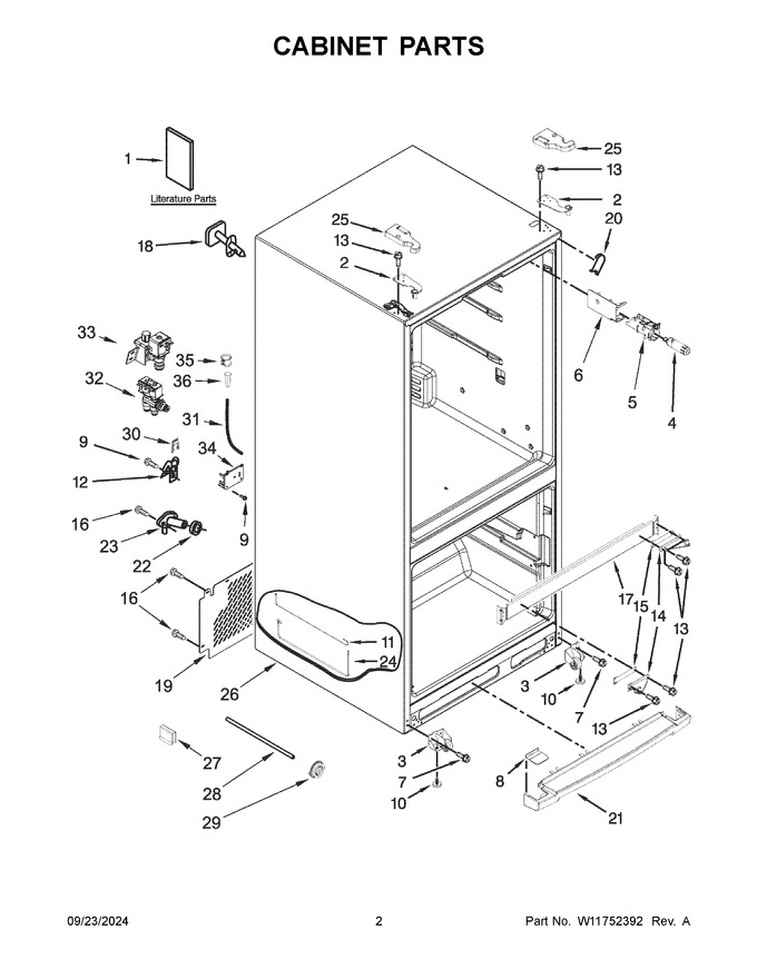 Diagram for KRFF300EWH06