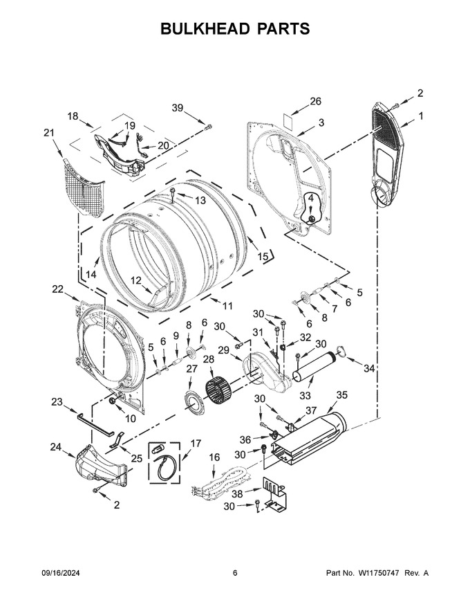 Diagram for WED4720RW0