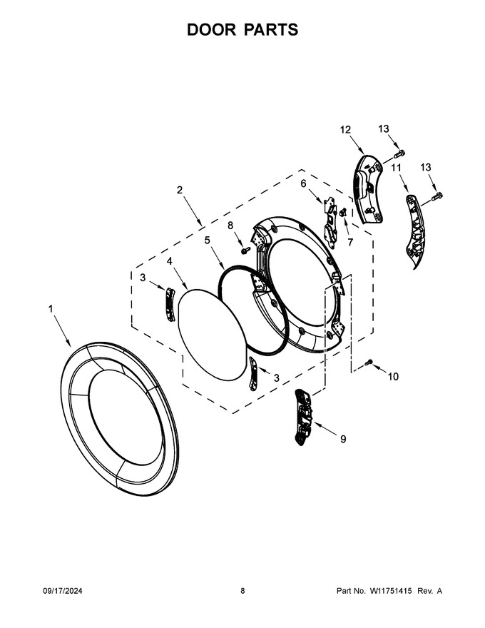 Diagram for WGD5220RW0