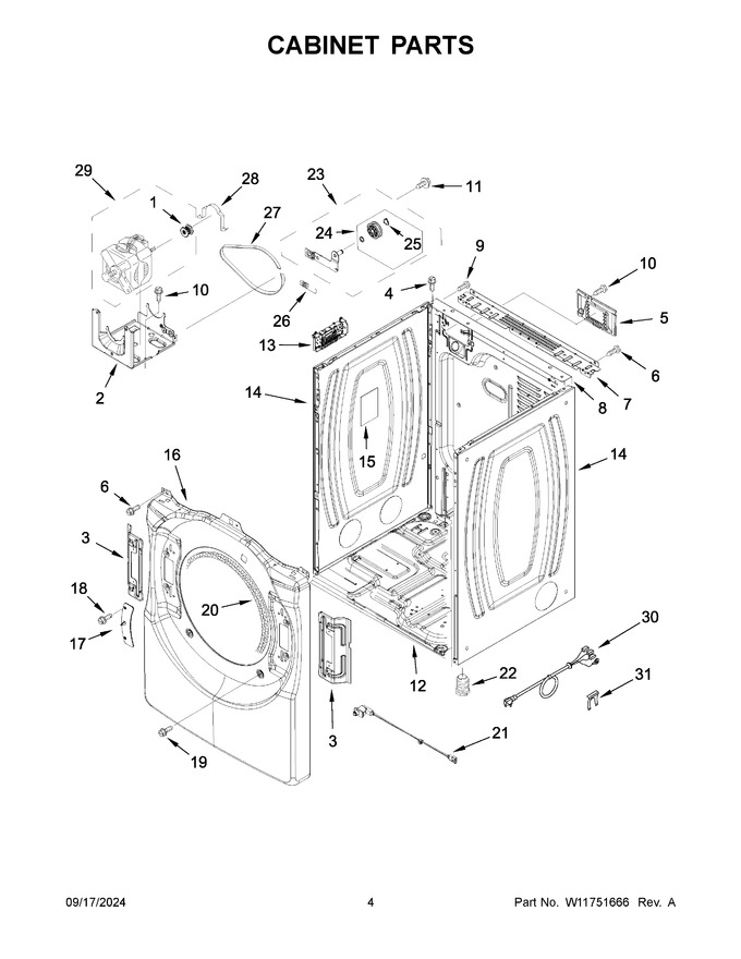 Diagram for YWED5720RR0