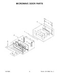 Diagram for 08 - Microwave Door Parts
