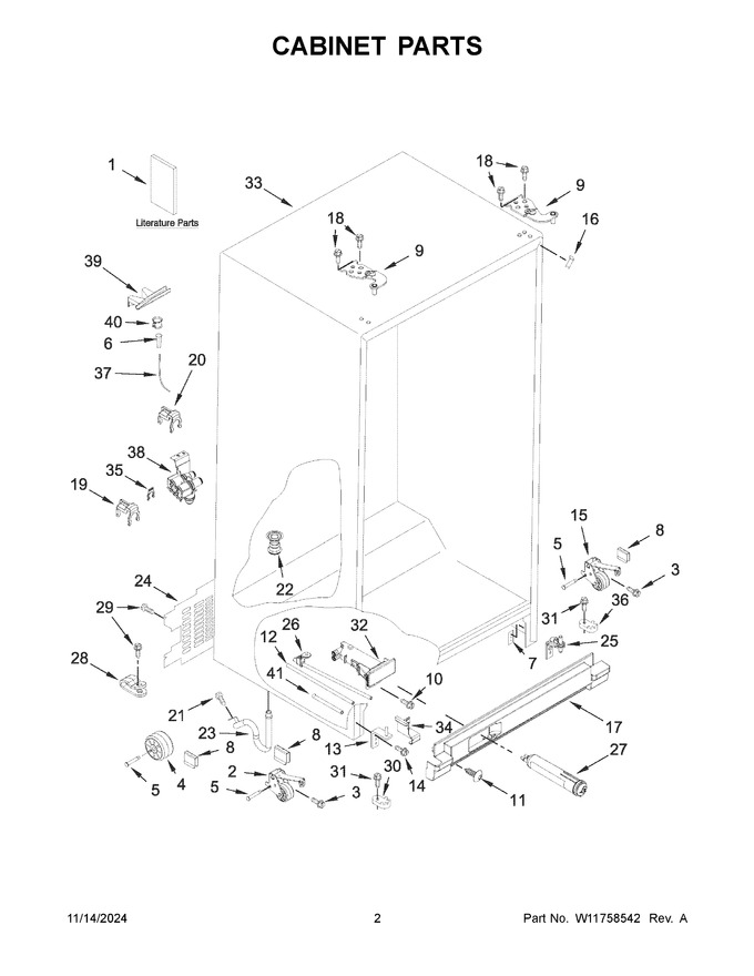 Diagram for WRS325SDHW11
