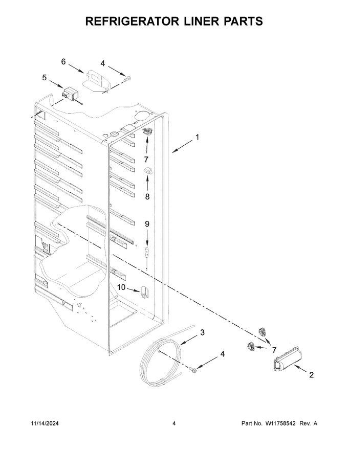 Diagram for WRS325SDHW11