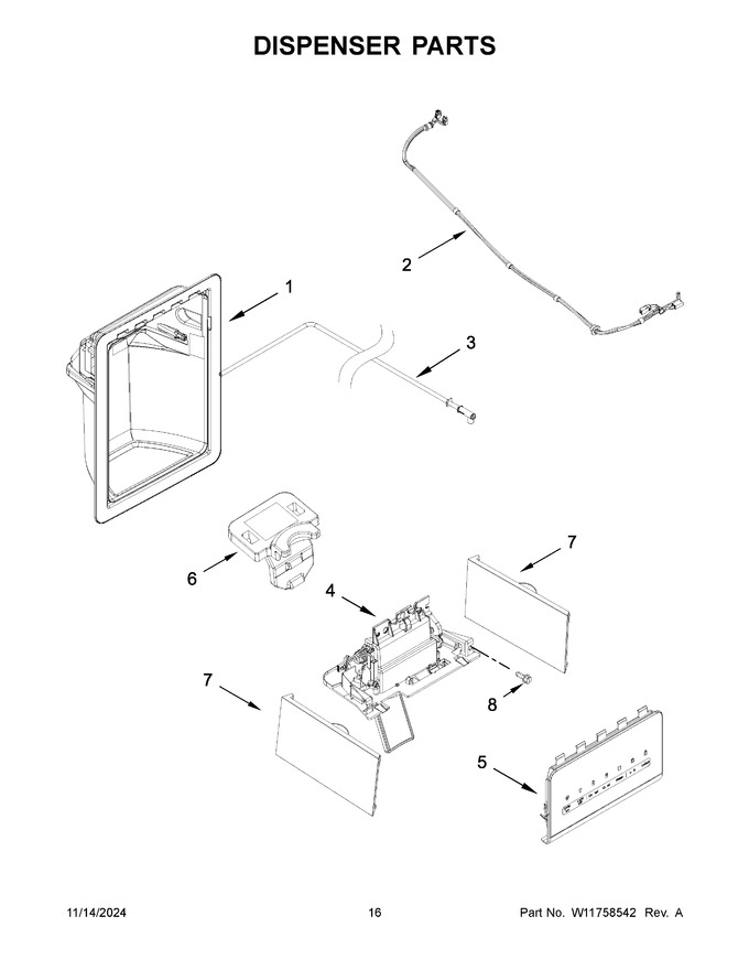 Diagram for WRS325SDHW11