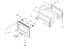 Diagram for Oven Door Parts