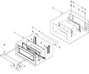 Diagram for Microwave Door Parts